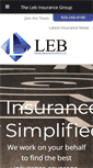 Mobile Screenshot of lebinsurancegroup.com
